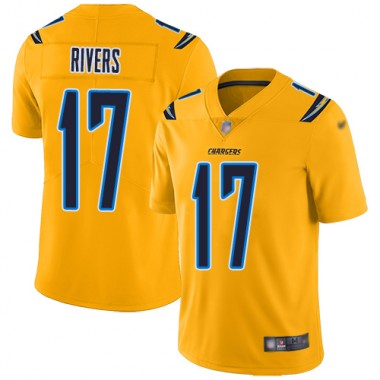 Los Angeles Chargers NFL Football Philip Rivers Gold Jersey Youth Limited 17 Inverted Legend